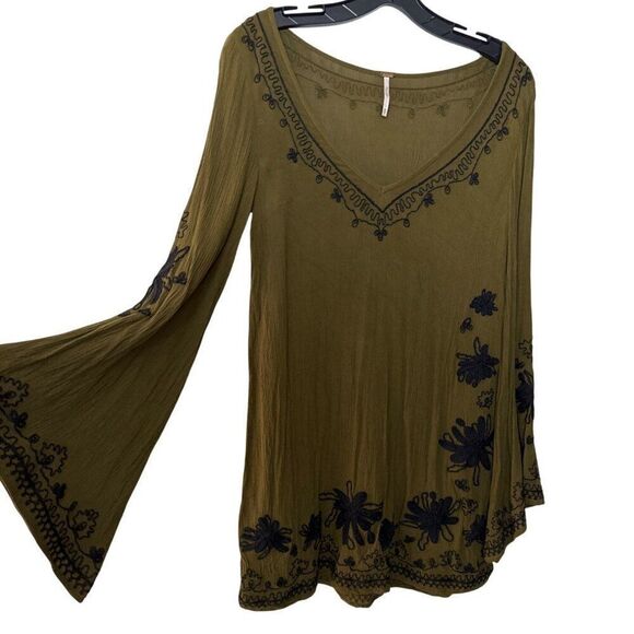 Free people women’s embroidery tunic size XS - Picture 3 of 7